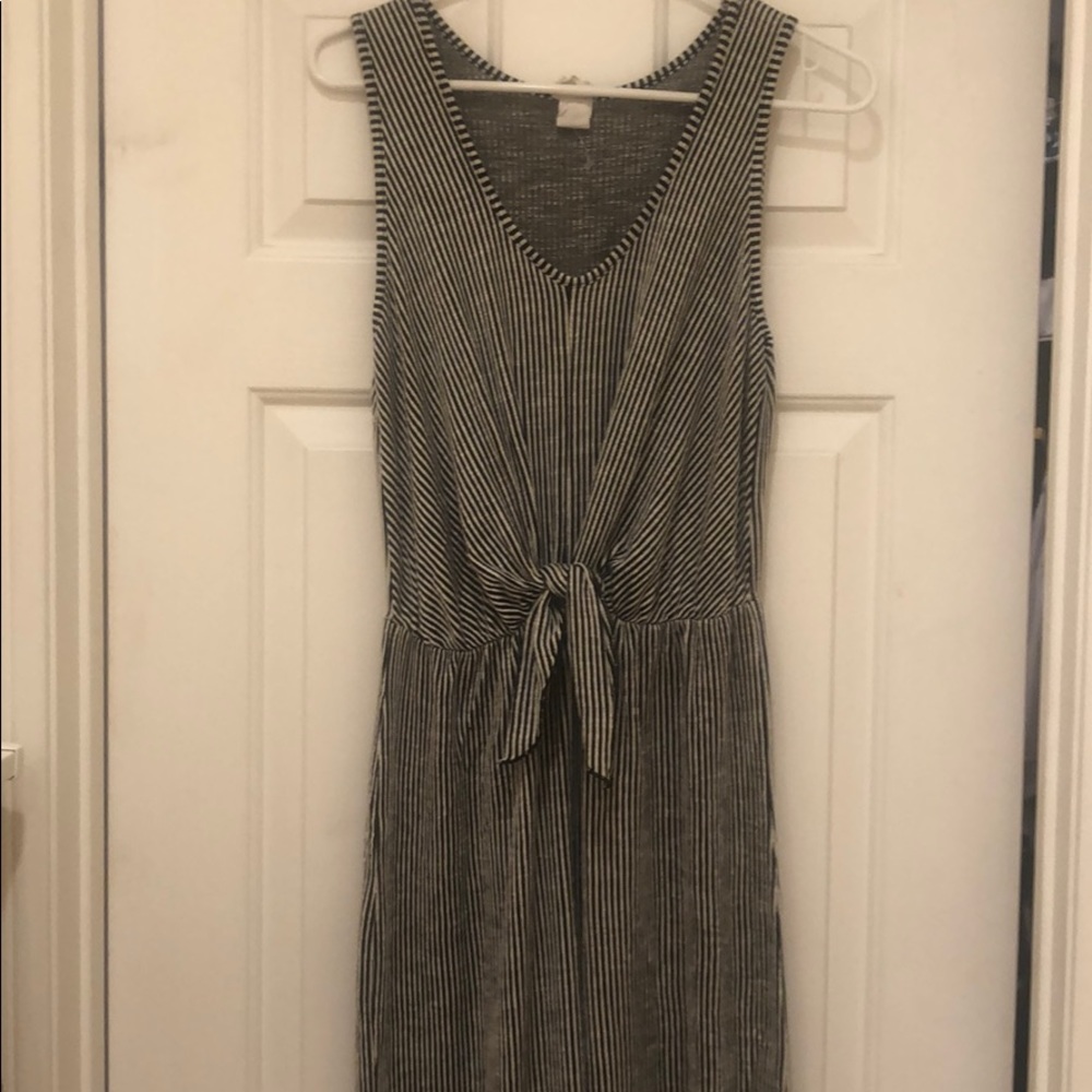Stripped stretch Romper